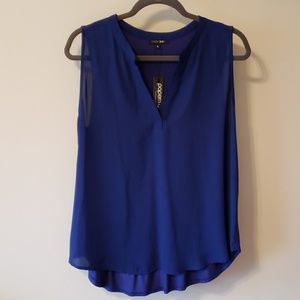 Fayette Mixed Material Blouse